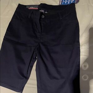 NWT Nautica Navy Blue Bermuda uniform Shorts size 5